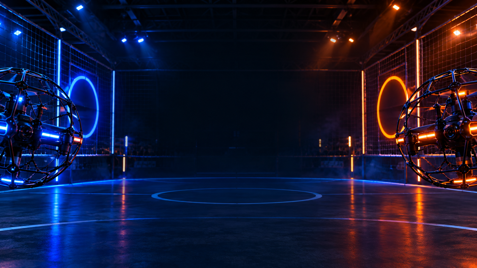 Cancha de Drone Soccer